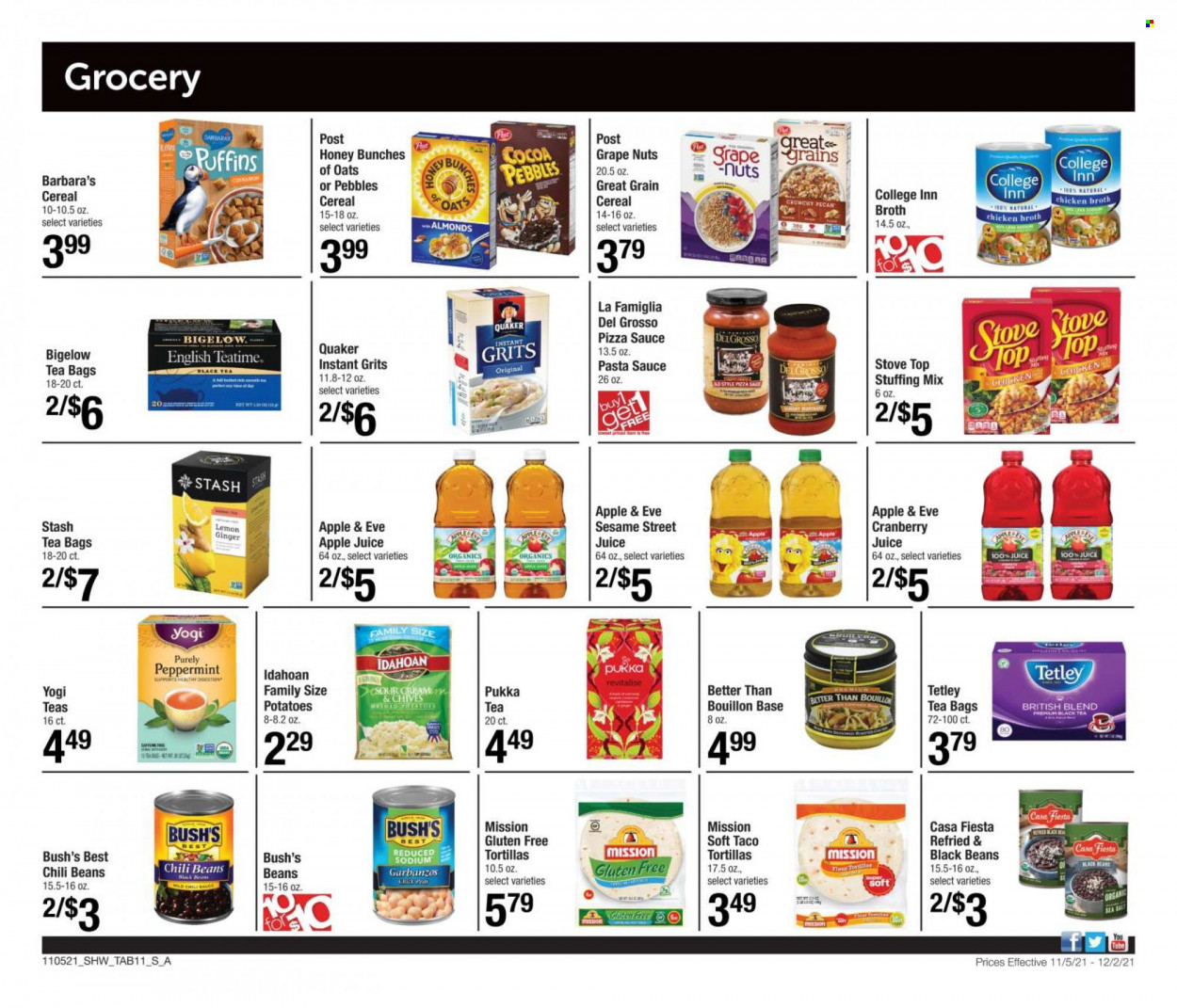 Shaw’s ad - 11/05/2021 - 12/02/2021. Page 11