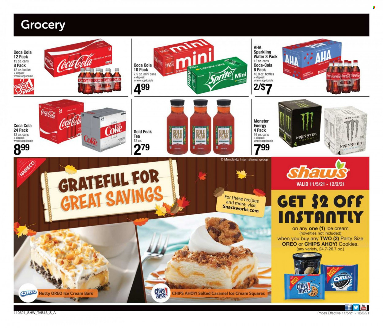 Shaw’s ad - 11/05/2021 - 12/02/2021. Page 13