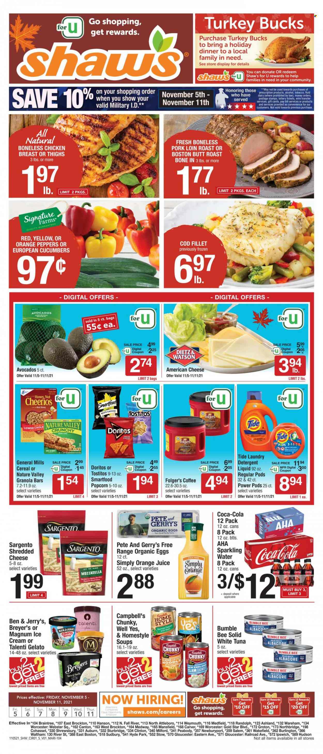 Shaw’s ad - 11/05/2021 - 11/11/2021. Page 1