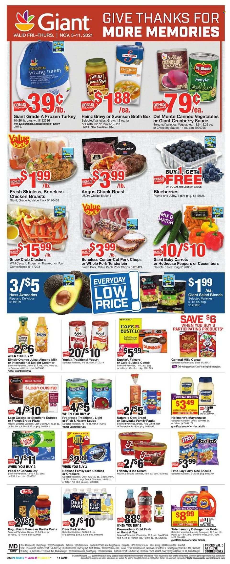 Giant Food ad - 11/05/2021 - 11/11/2021. Page 1