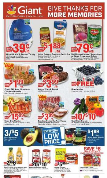 Giant Food Flyer - 11/05/2021 - 11/11/2021.