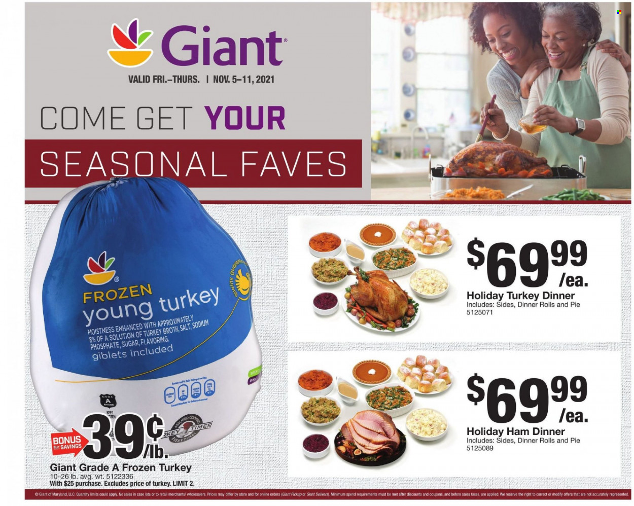 Giant Food ad - 11/05/2021 - 11/11/2021. Page 9