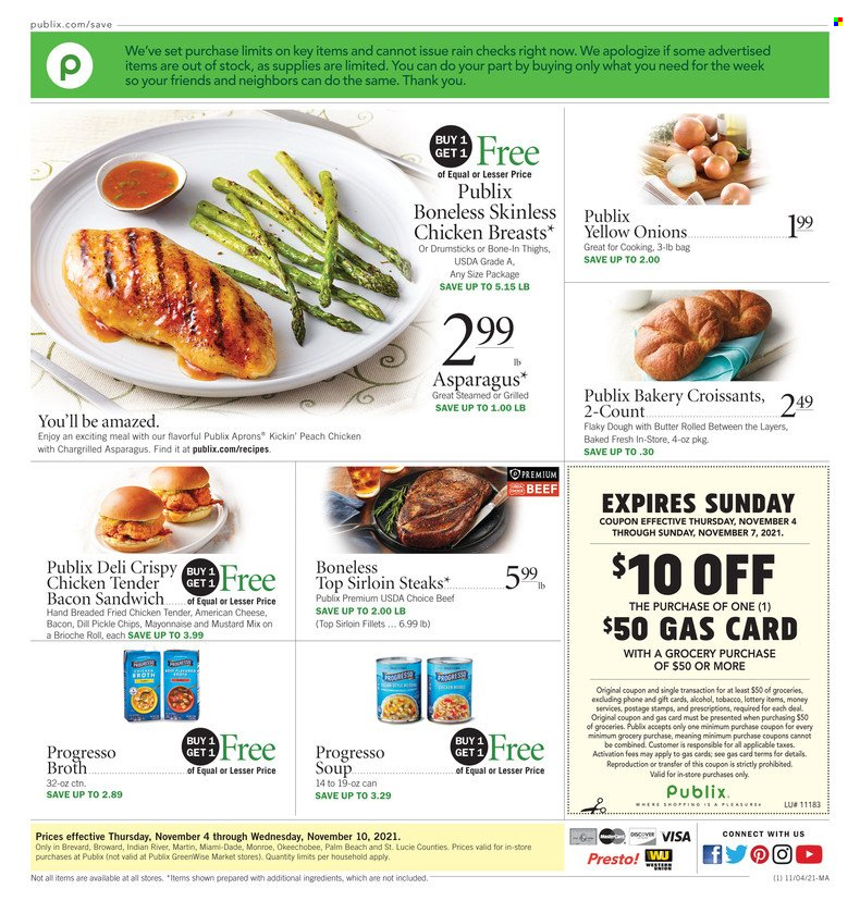 Publix ad - 11/04/2021 - 11/10/2021. Page 5