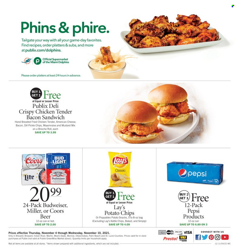 Publix ad - 11/04/2021 - 11/10/2021. Page 1