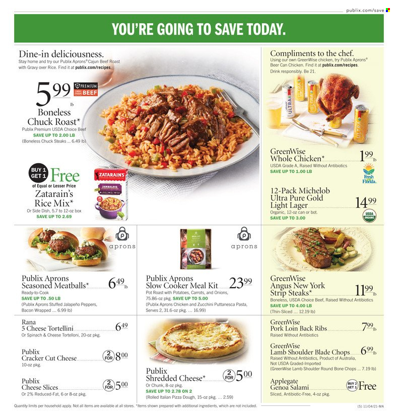 Publix ad - 11/04/2021 - 11/10/2021. Page 9