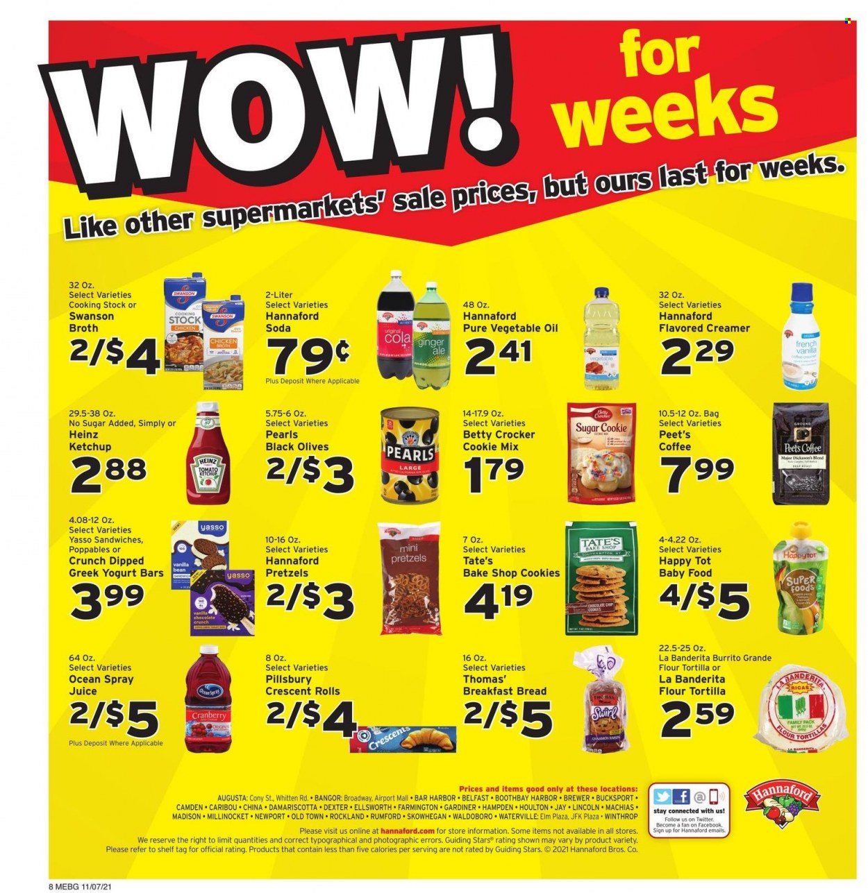 Hannaford ad - 11/07/2021 - 11/13/2021. Page 8