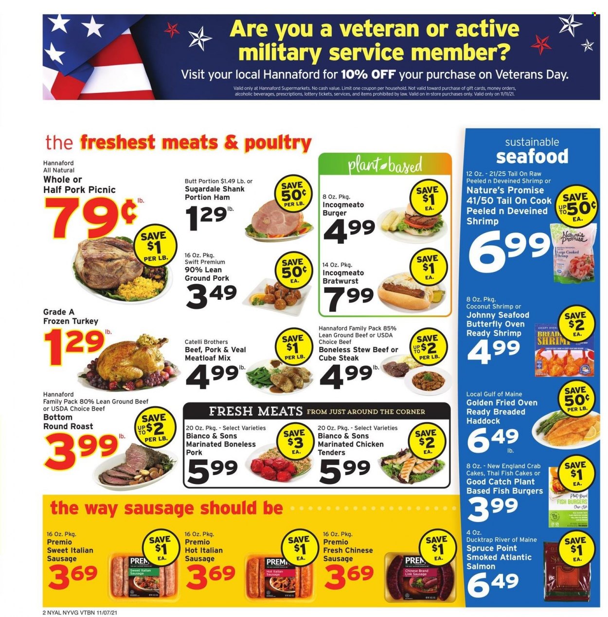 Hannaford ad - 11/07/2021 - 11/13/2021. Page 2
