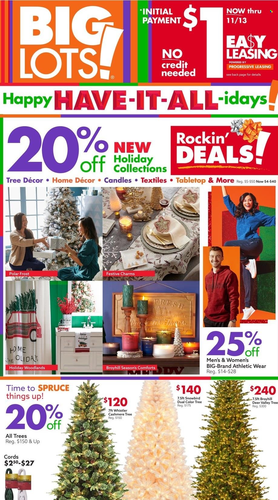 thumbnail - Big Lots Flyer - 11/06/2021 - 11/13/2021 - Sales products - candle. Page 1.