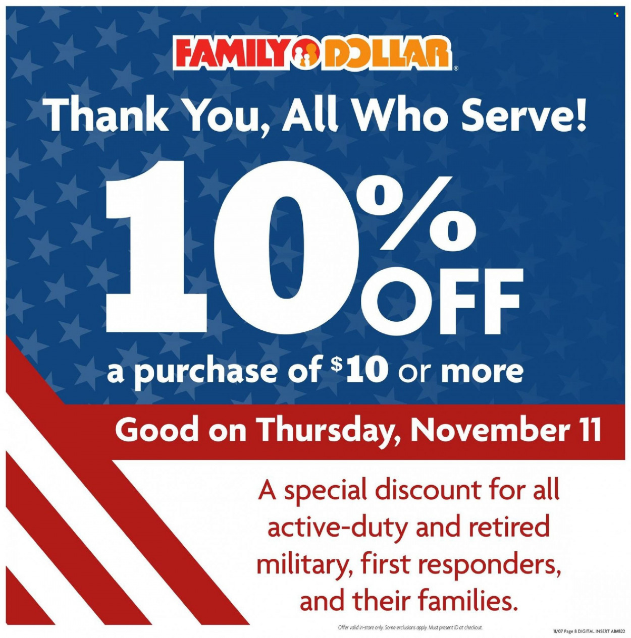 Family Dollar ad - 11/07/2021 - 11/13/2021. Page 6