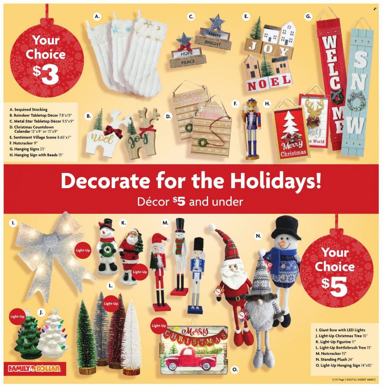 Family Dollar ad - 11/07/2021 - 11/13/2021. Page 7