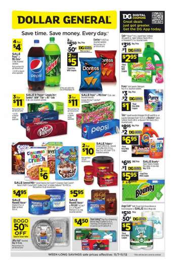 Dollar General Flyer - 11/07/2021 - 11/13/2021.