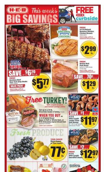 H-E-B Flyer - 11/10/2021 - 11/16/2021.