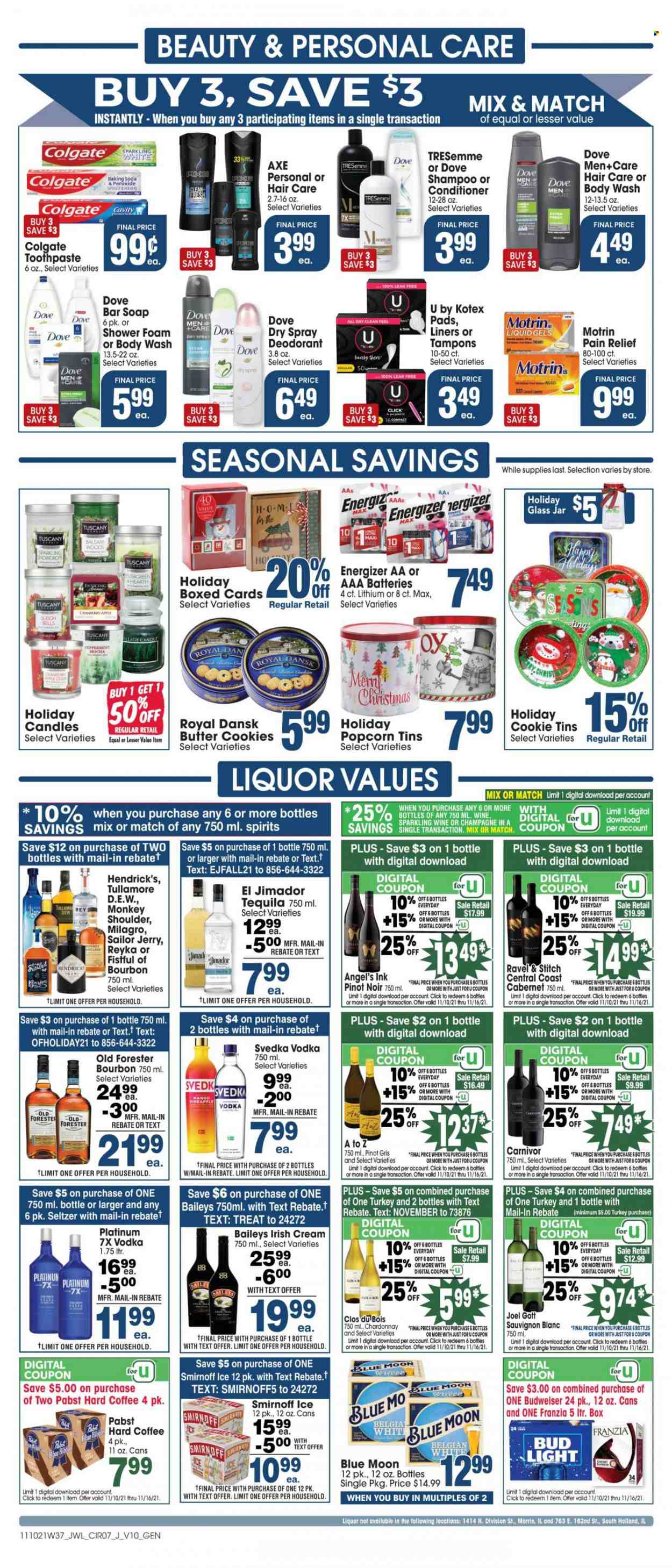 Jewel Osco ad - 11/10/2021 - 11/16/2021. Page 7