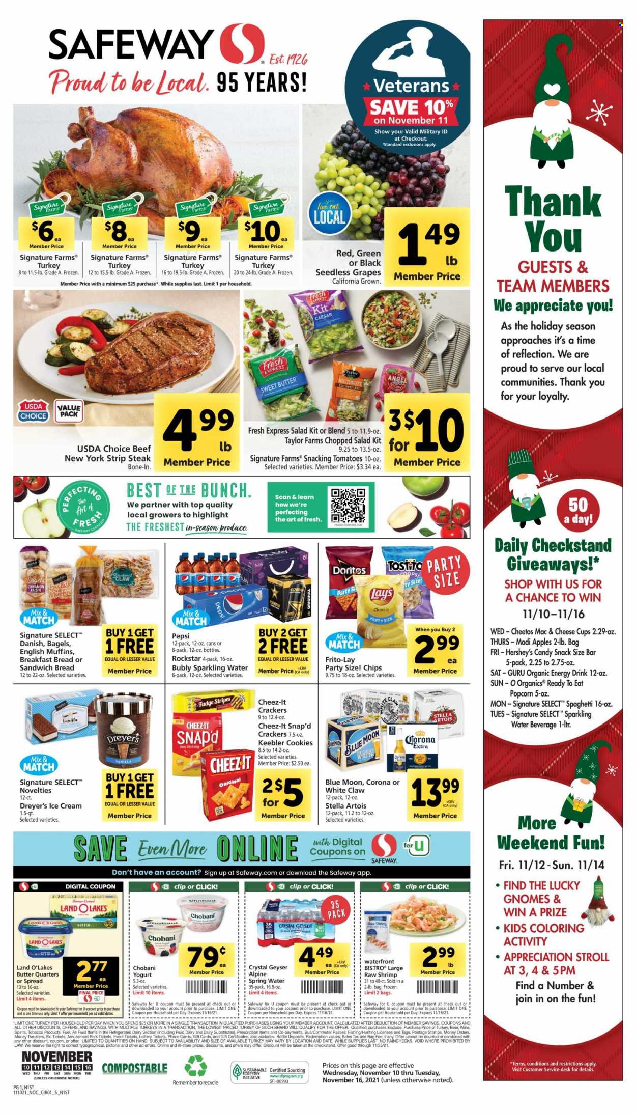 Safeway ad - 11/10/2021 - 11/16/2021. Page 1