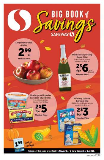 Safeway Flyer - 11/08/2021 - 12/05/2021.