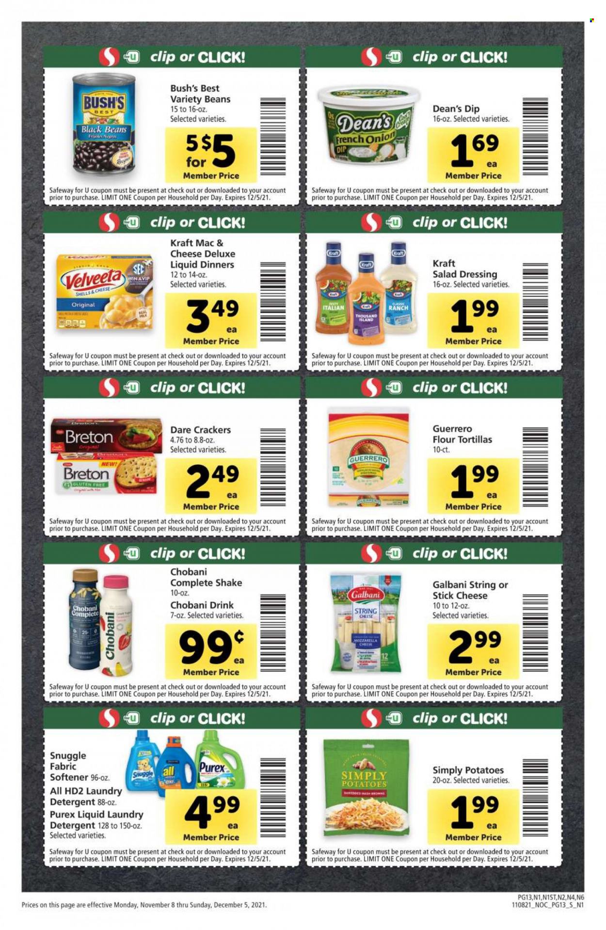 Safeway ad - 11/08/2021 - 12/05/2021. Page 13