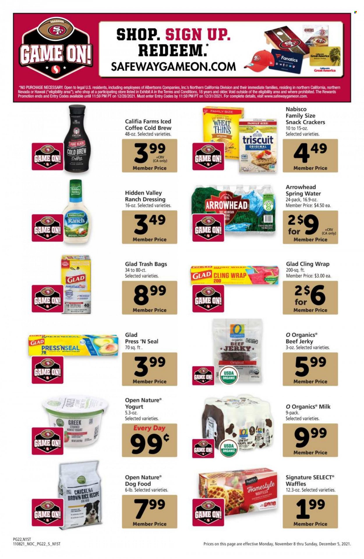 Safeway ad - 11/08/2021 - 12/05/2021. Page 22