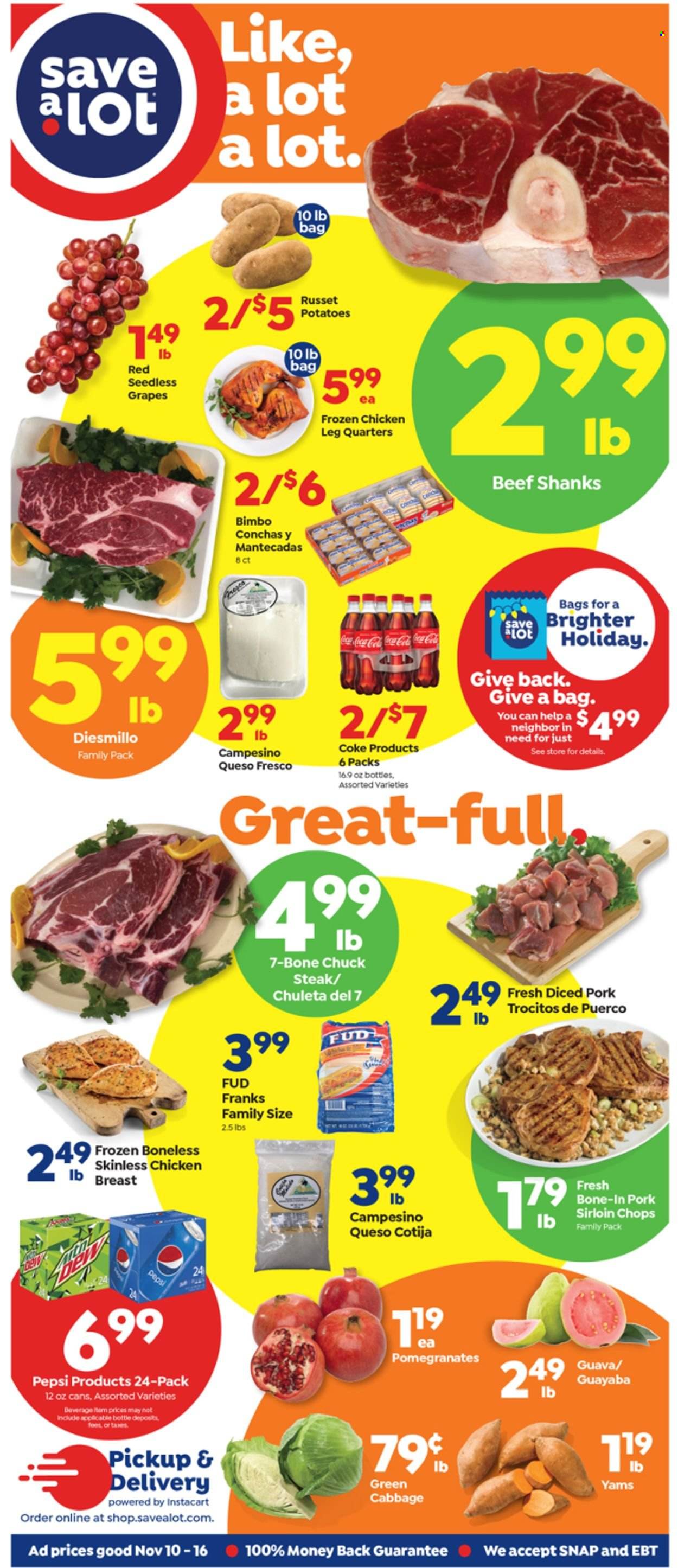 Save a Lot ad - 11/10/2021 - 11/16/2021. Page 1