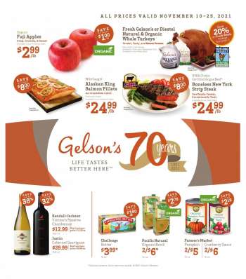 Gelson's Flyer - 11/10/2021 - 11/25/2021.