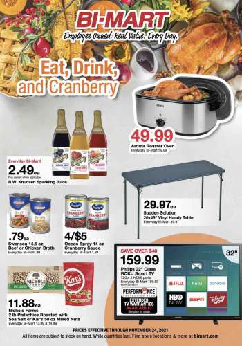 Bi-mart Ad December 2021