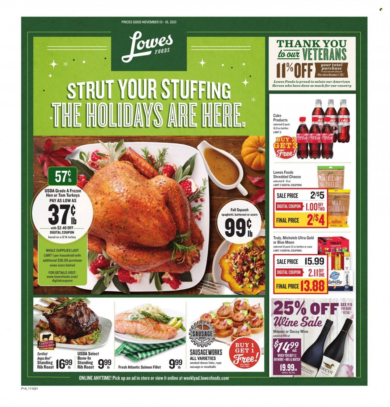 Lowes Foods Ad From Wed November 10 2021 Page 1
