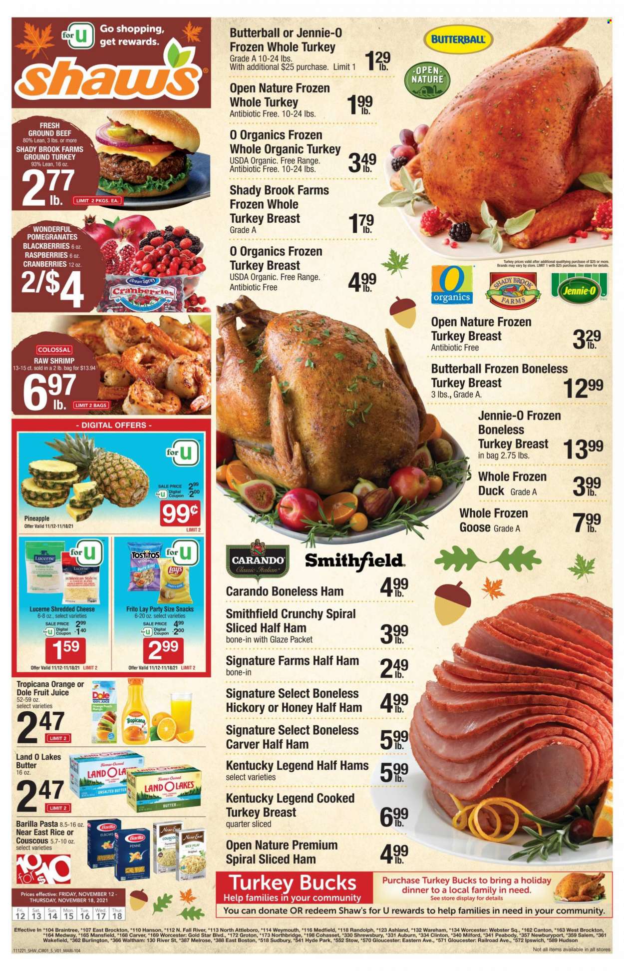 Shaw’s ad - 11/12/2021 - 11/18/2021. Page 1