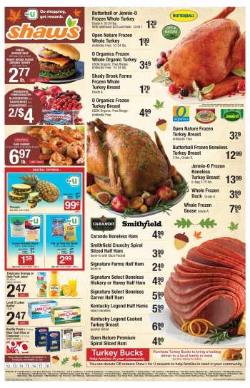 Shaw’s Flyer - 11/12/2021 - 11/18/2021.