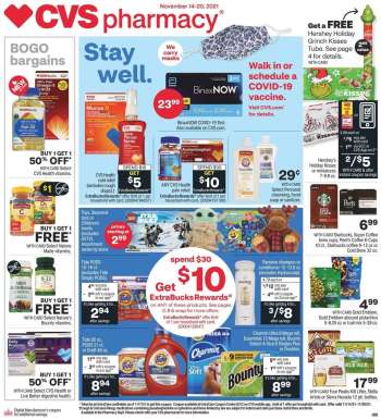 CVS Pharmacy Flyer - 11/14/2021 - 11/20/2021.