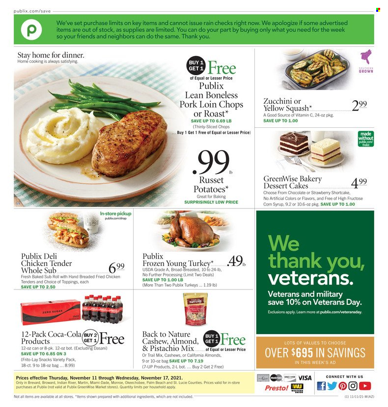 Publix ad - 11/11/2021 - 11/17/2021. Page 2