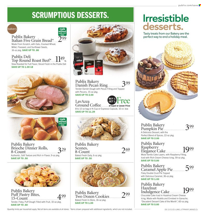 Publix ad - 11/11/2021 - 11/17/2021. Page 13