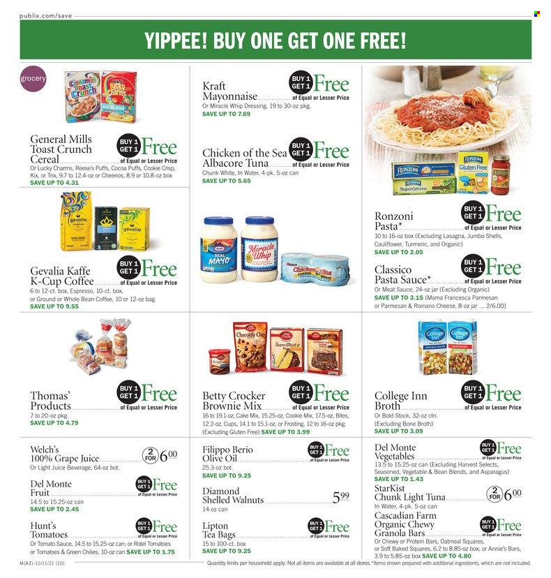 Publix ad - 11/11/2021 - 11/17/2021. Page 14