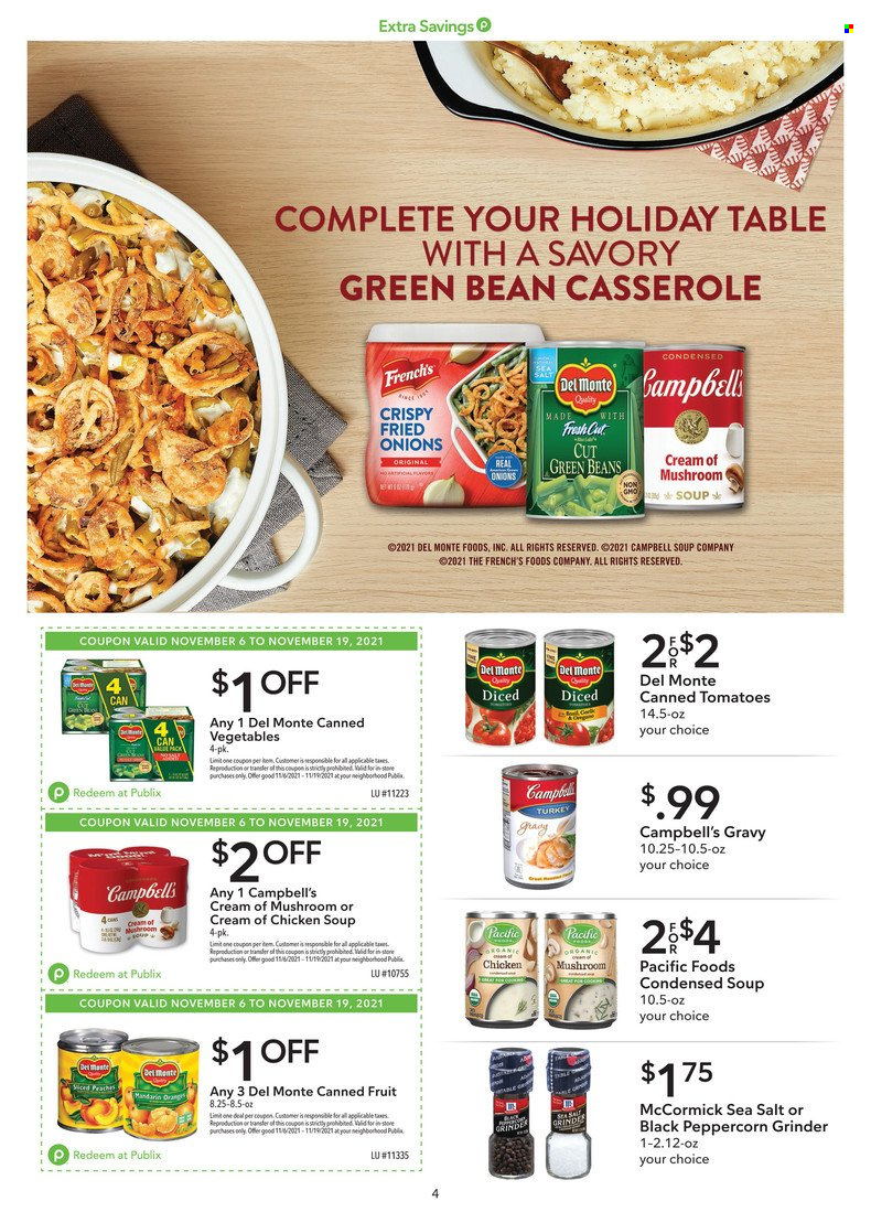 Publix ad - 11/06/2021 - 11/19/2021. Page 4