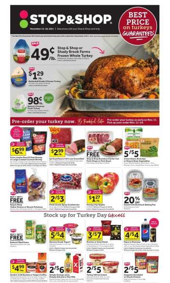 Stop & Shop Flyer - 11/12/2021 - 11/18/2021.