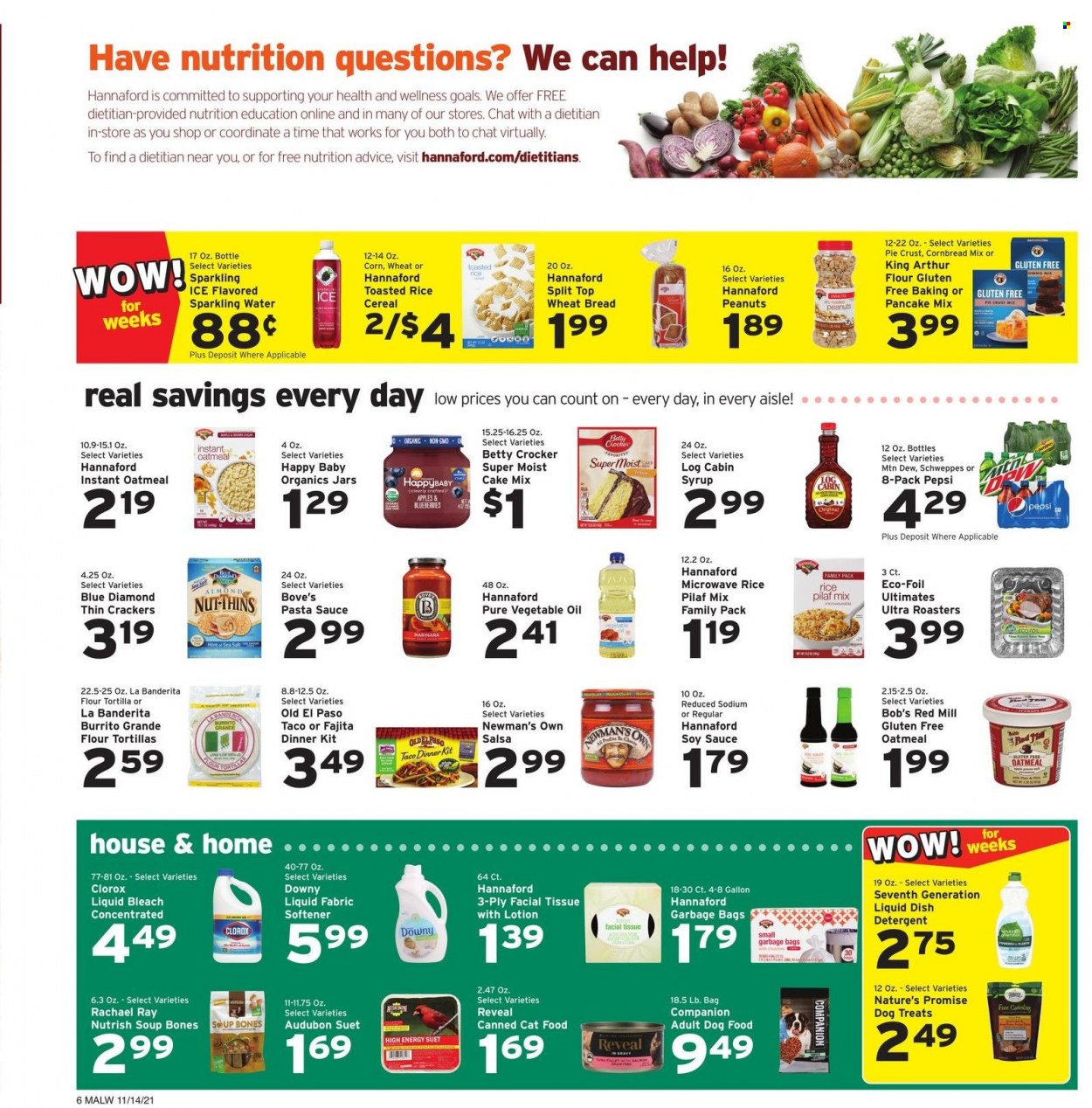 Hannaford ad - 11/14/2021 - 11/20/2021. Page 8