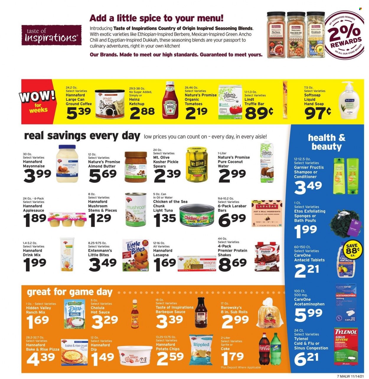 Hannaford ad - 11/14/2021 - 11/20/2021. Page 9