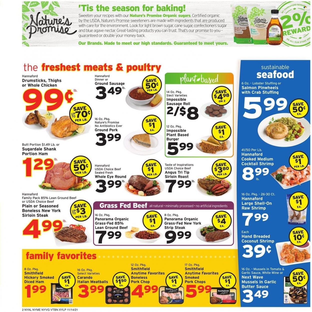 Hannaford ad - 11/14/2021 - 11/20/2021. Page 2