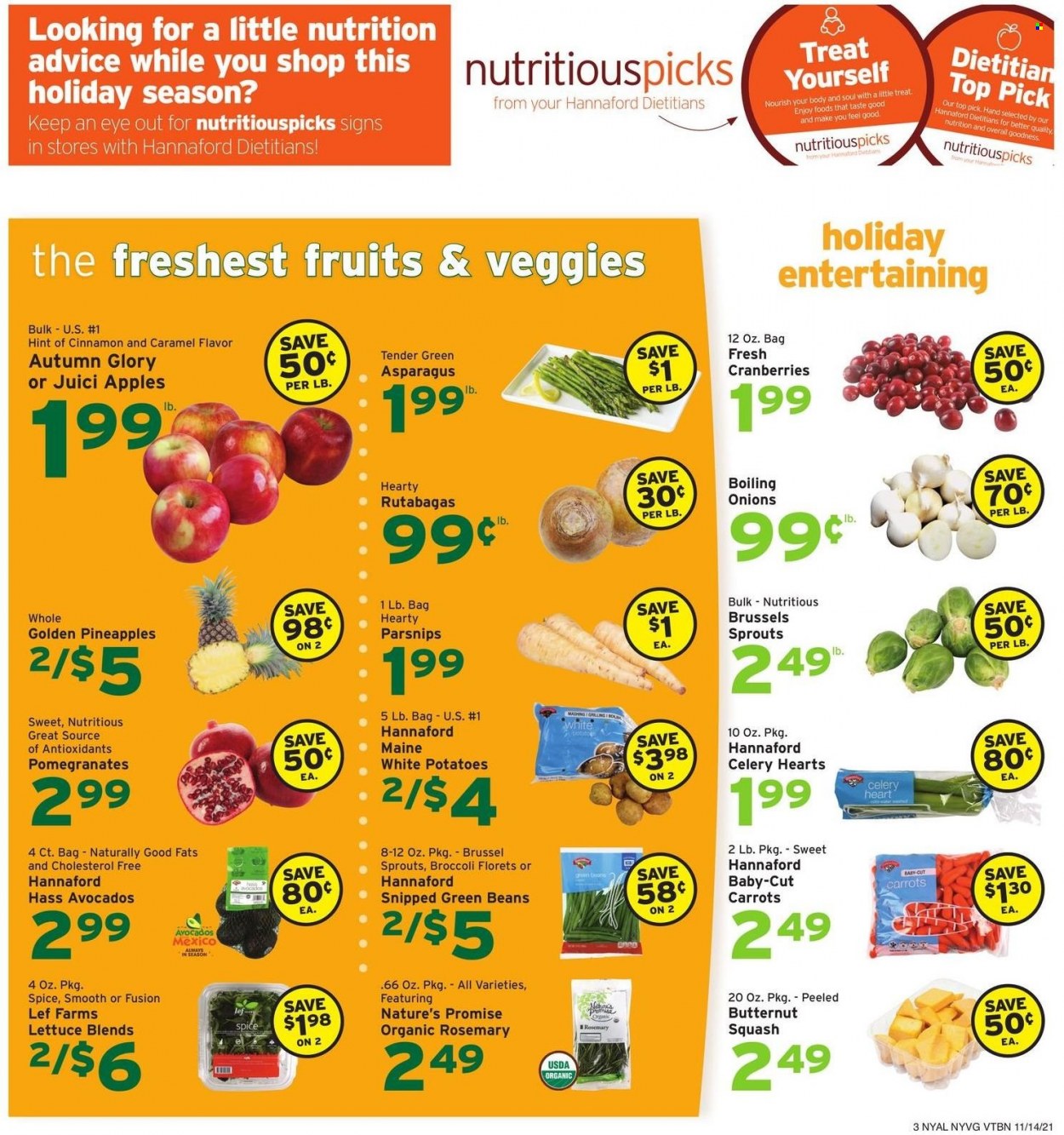 Hannaford ad - 11/14/2021 - 11/20/2021. Page 3