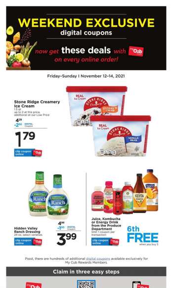 Cub Foods Flyer - 11/12/2021 - 11/14/2021.