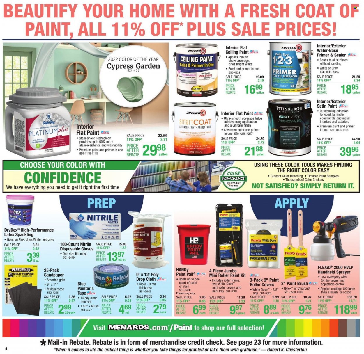 Menards ad - 11/11/2021 - 11/24/2021. Page 4