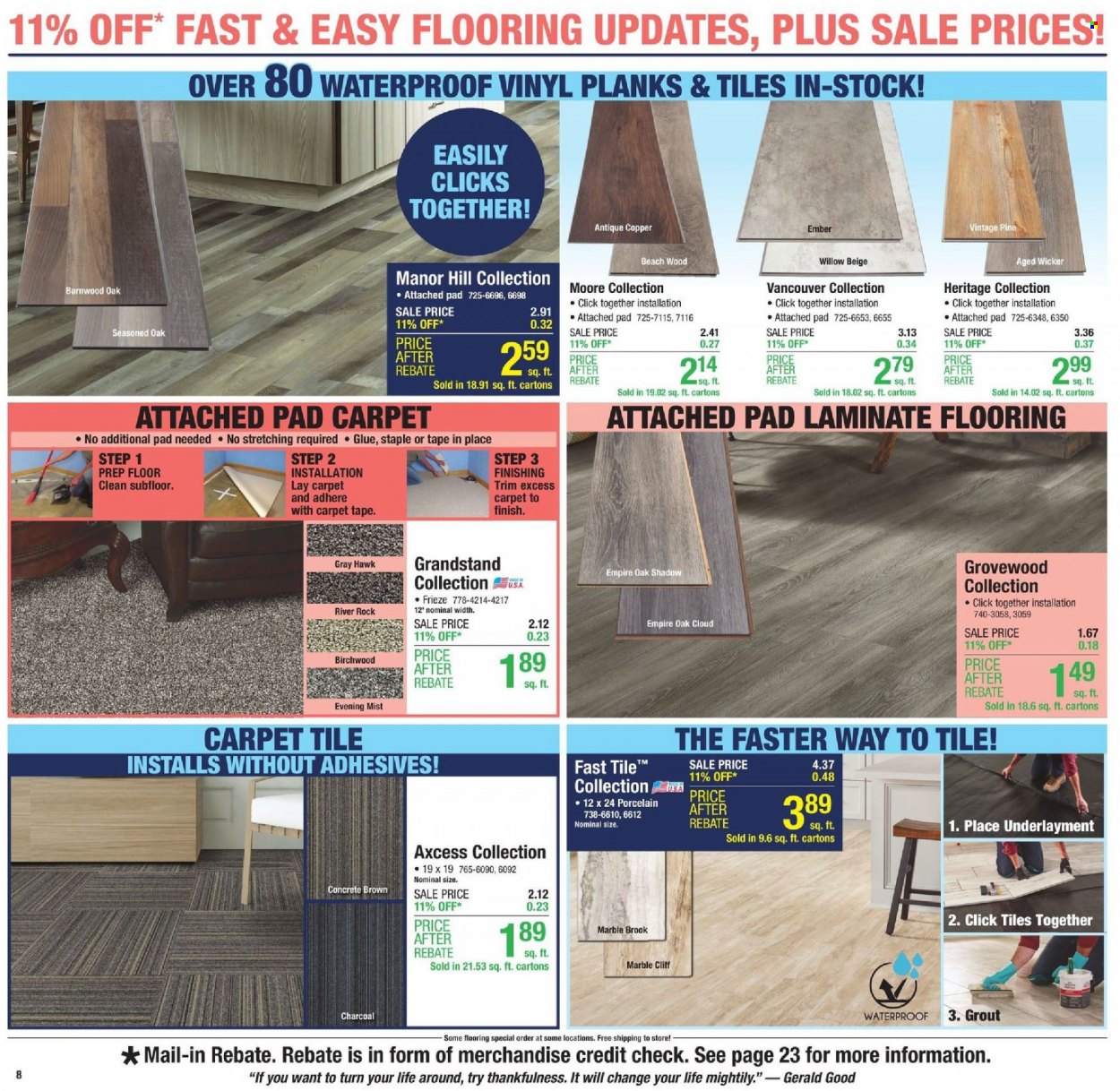 Menards ad - 11/11/2021 - 11/24/2021. Page 9
