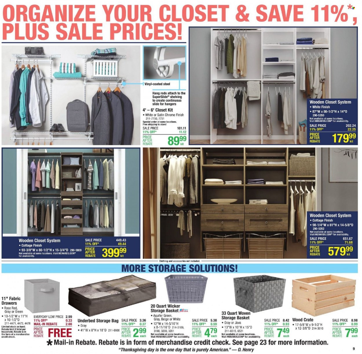 Menards ad - 11/11/2021 - 11/24/2021. Page 11
