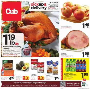Cub Foods Flyer - 11/14/2021 - 11/20/2021.