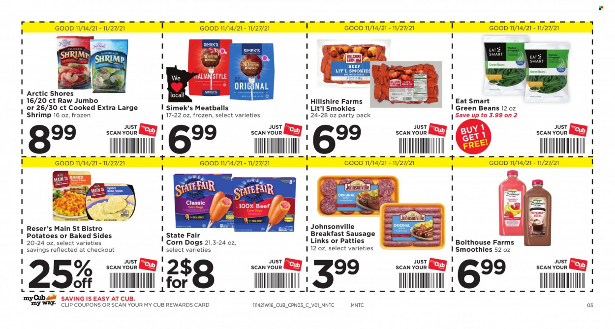 Cub Foods ad - 11/14/2021 - 11/27/2021. Page 3