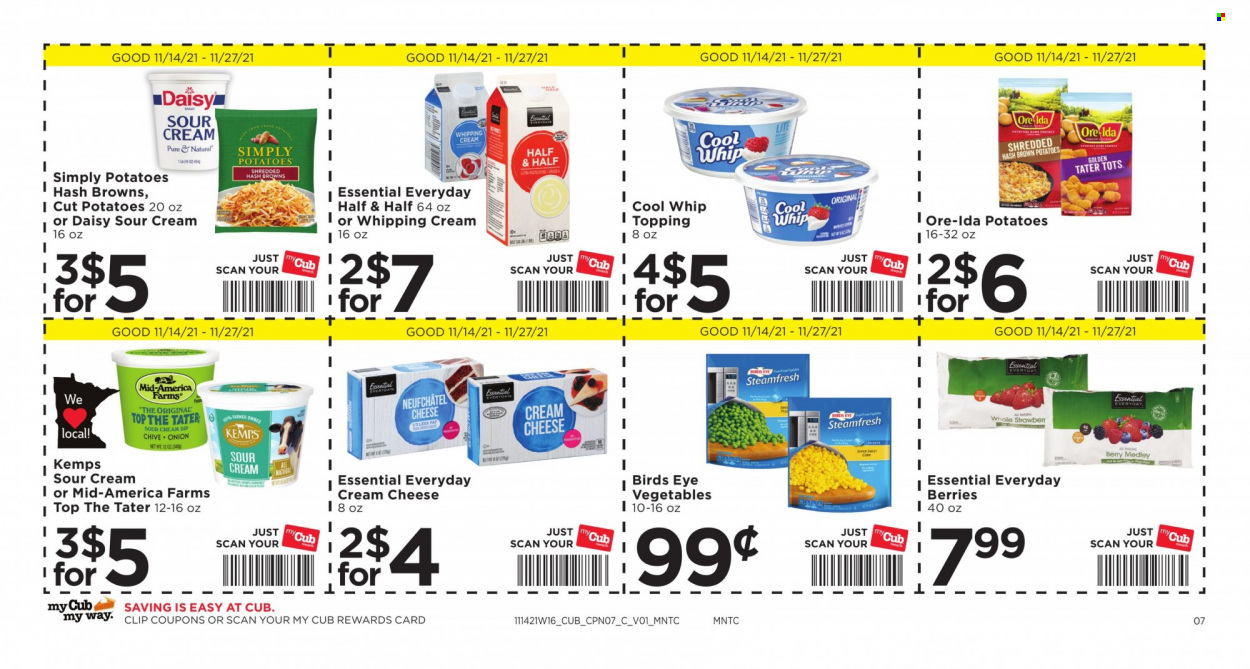 Cub Foods ad - 11/14/2021 - 11/27/2021. Page 7