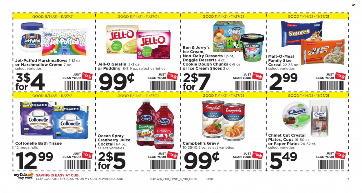 Cub Foods ad - 11/14/2021 - 11/27/2021. Page 13