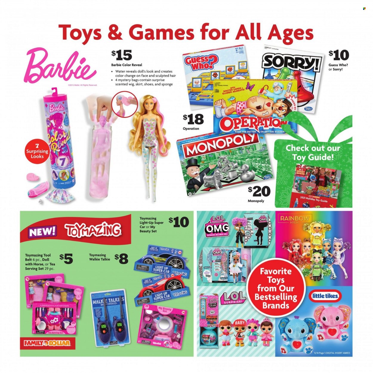 Family Dollar ad - 11/14/2021 - 11/20/2021. Page 6