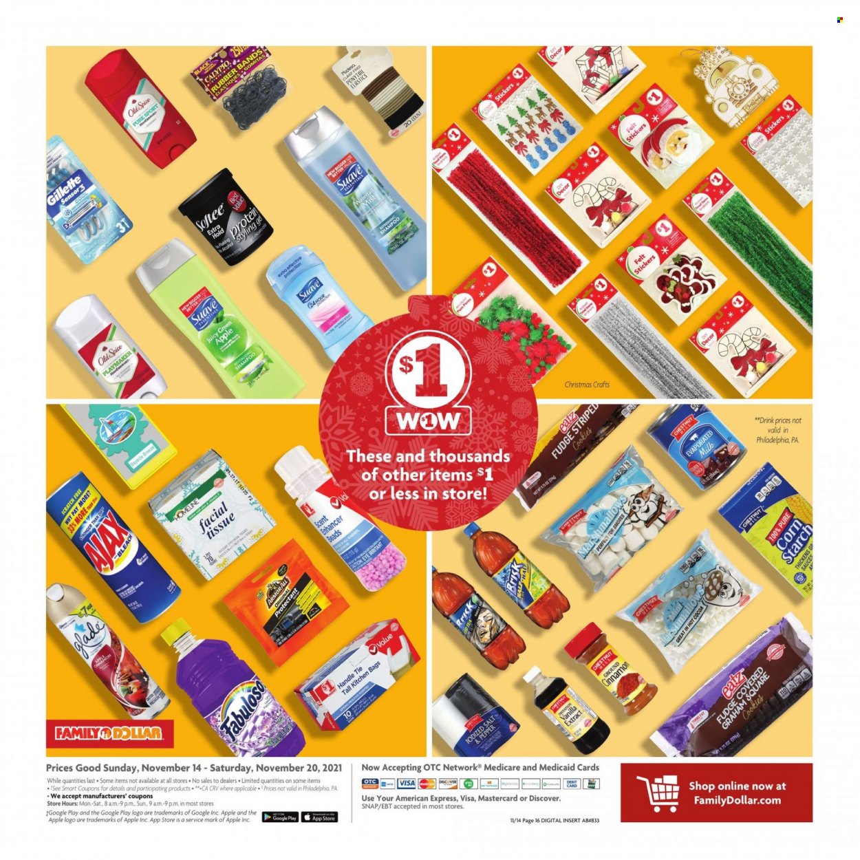 Family Dollar ad - 11/14/2021 - 11/20/2021. Page 18