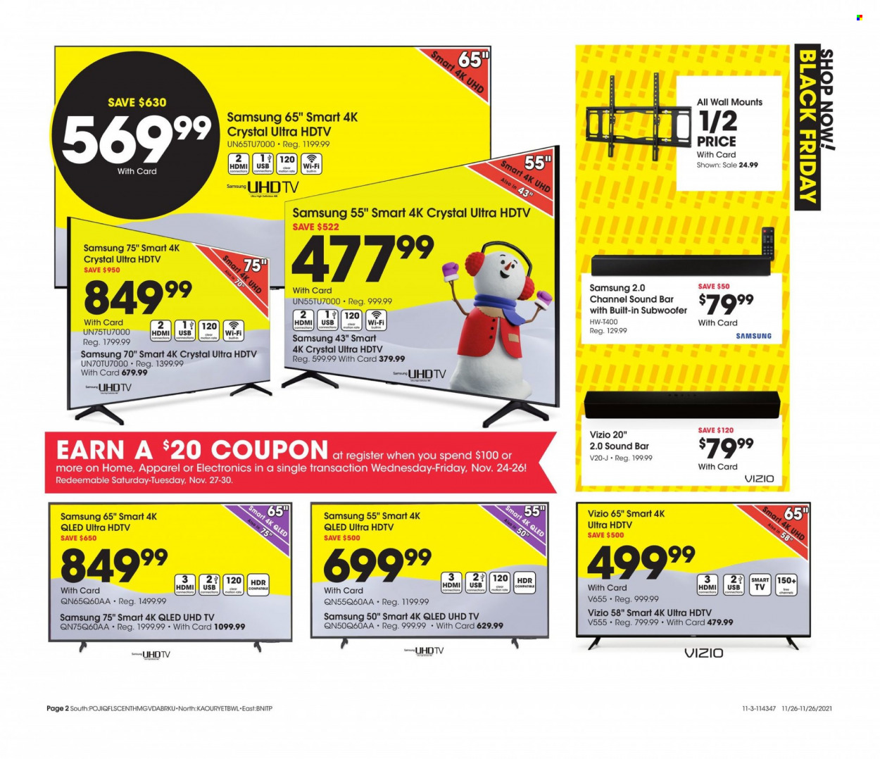 Fred Meyer ad - 11/26/2021 - 11/26/2021. Page 2