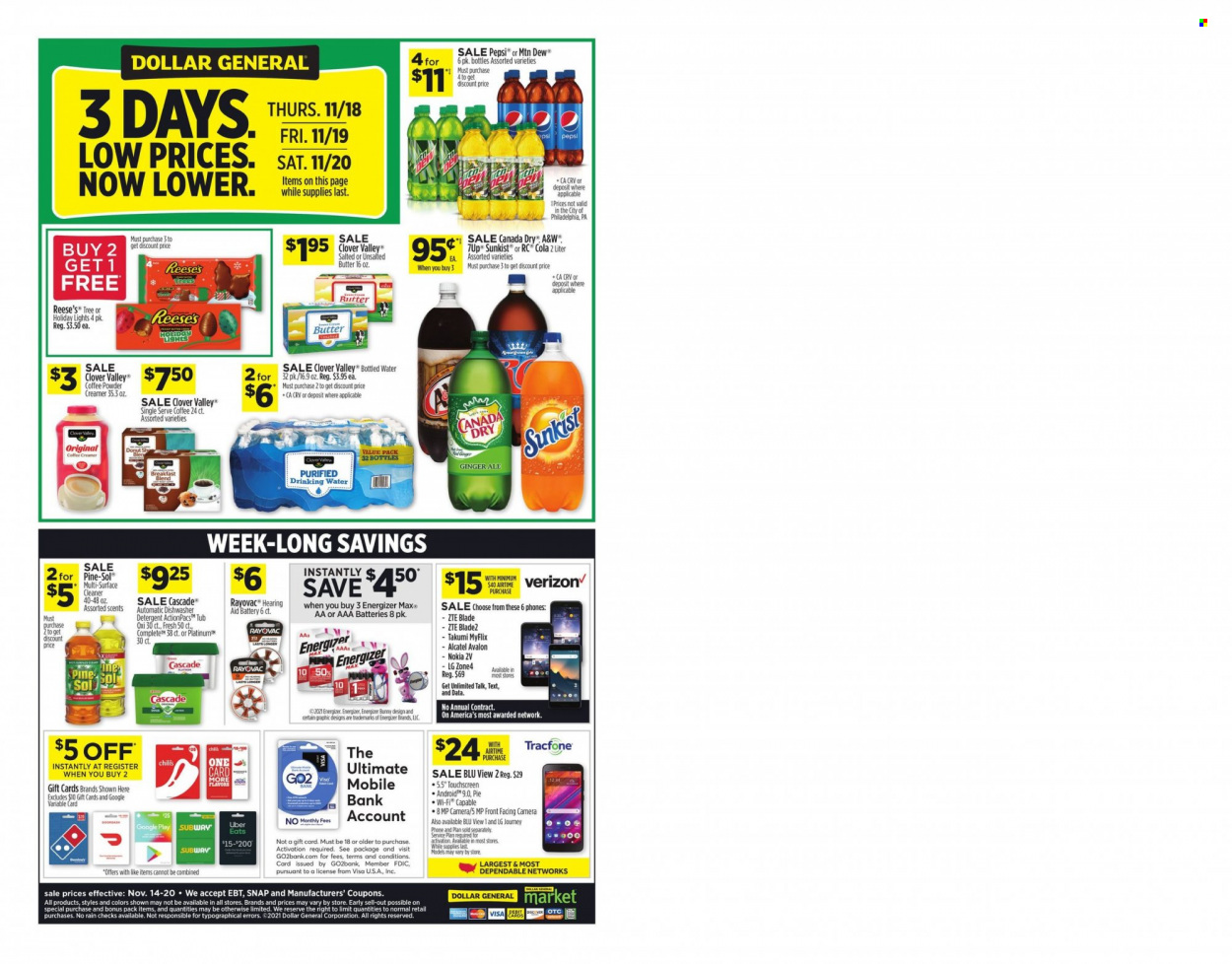 Dollar General ad - 11/14/2021 - 11/20/2021. Page 2