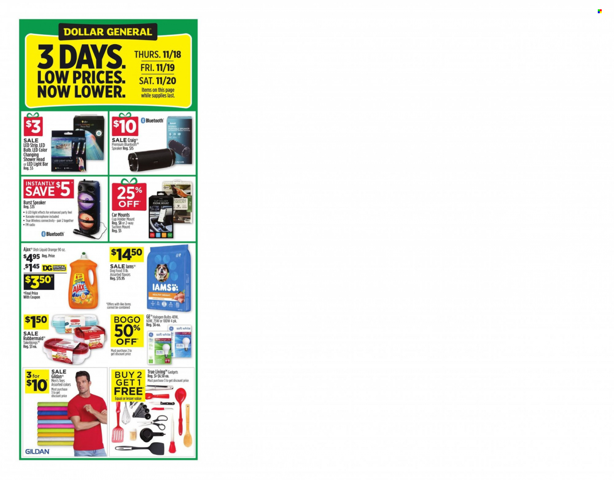 Dollar General ad - 11/14/2021 - 11/20/2021. Page 11